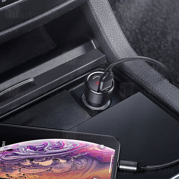 شارژر فندکی Baseus Magic Digital Display Dual U + C PPS Car Charger 45W CCMLC20C-01